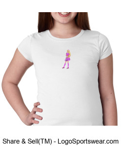 Next Level Youth Girls Cotton Princess T-Shirt Design Zoom